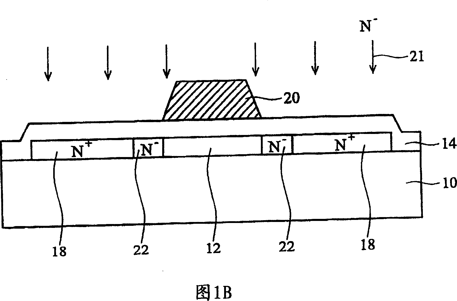 Thin film transistors with self aligned light dosed resource structure and their manufacture