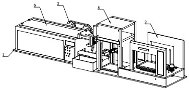 Palletizing equipment for bagged cement processing