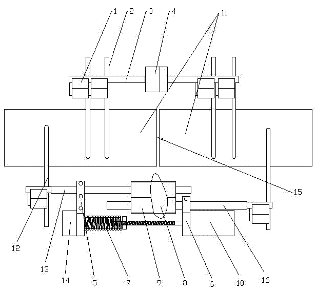 A pulsed fracture healing whole process stress measurement device