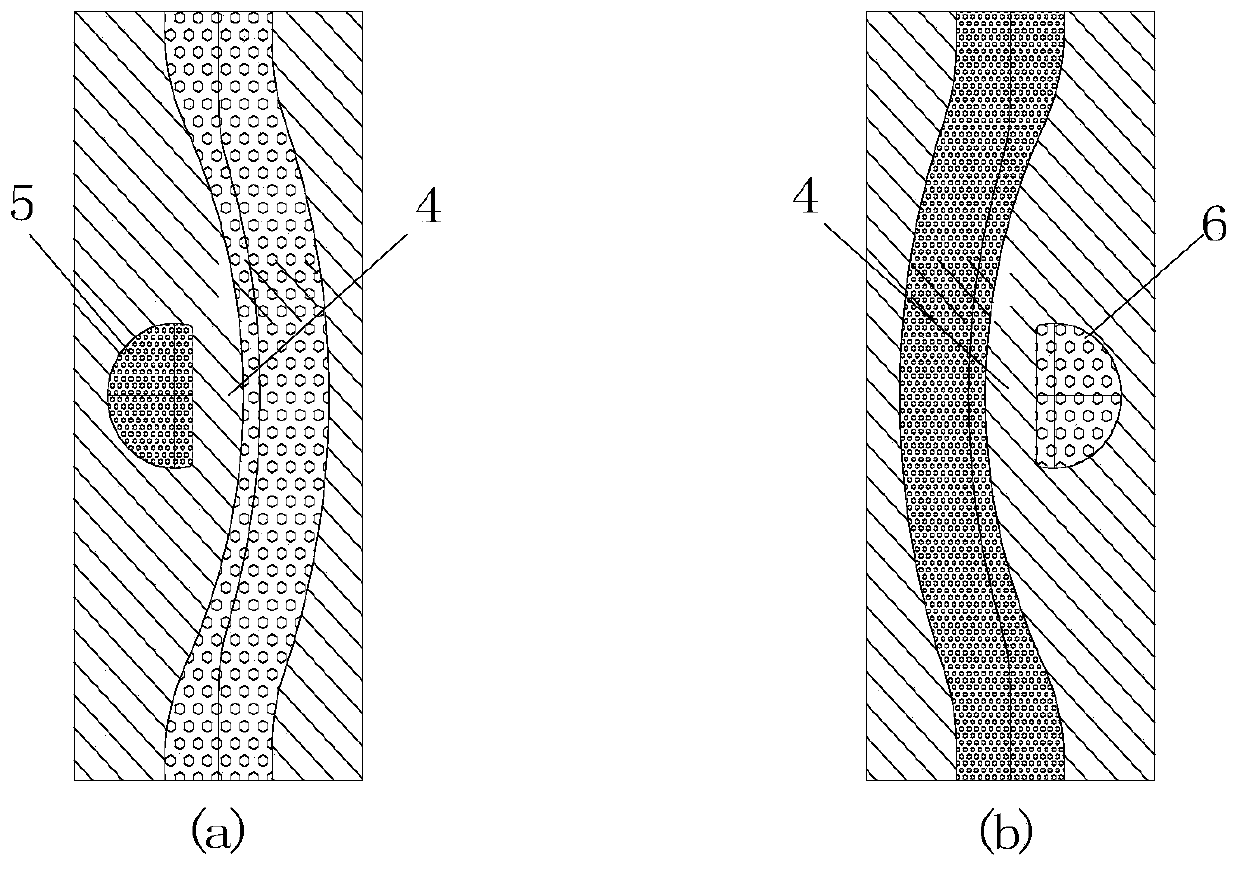 Hot melting based X-type cold and hot water cross connecting block and cold and hot water pipe parallel laying system