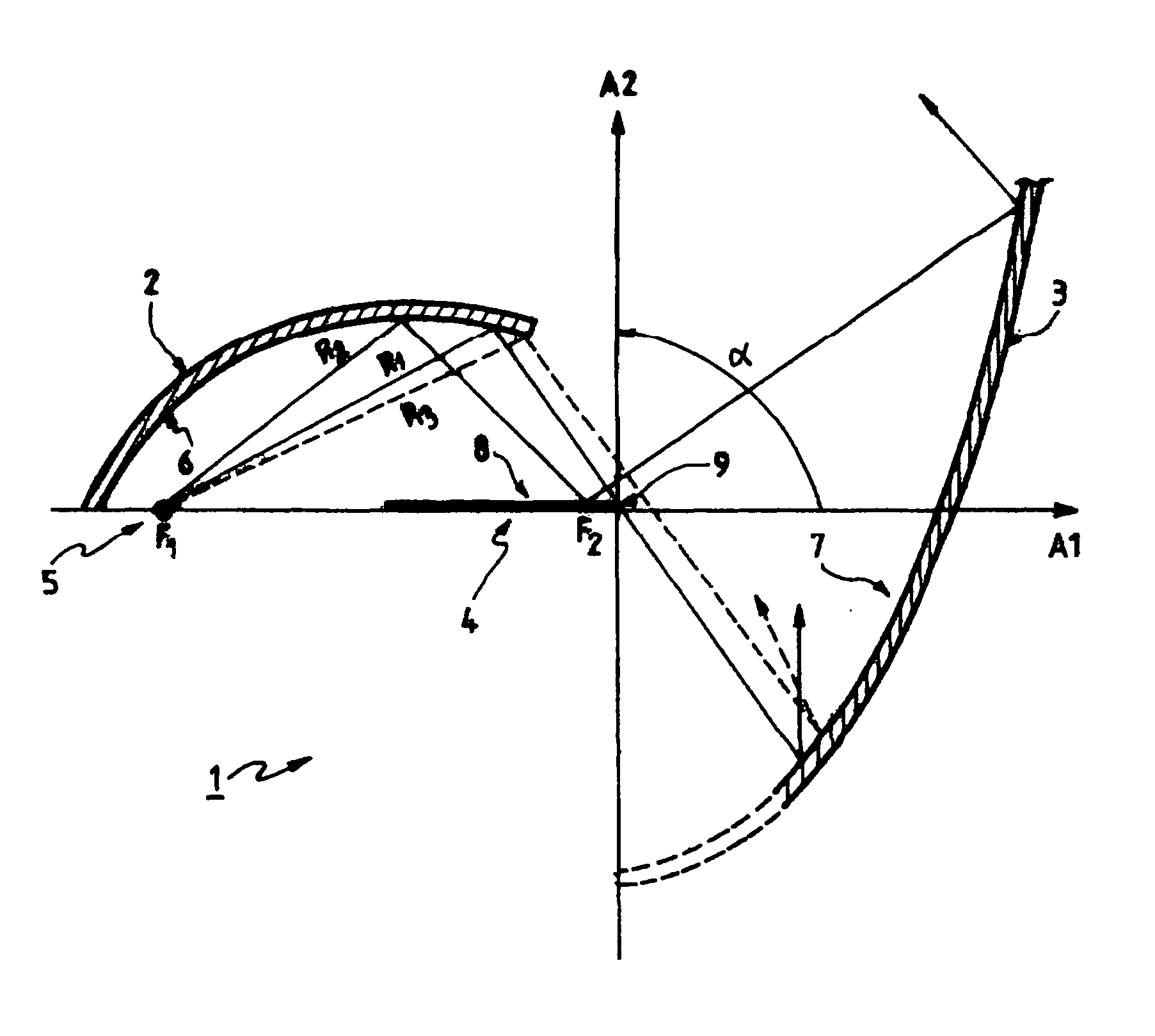 Lighting module for a vehicle headlight