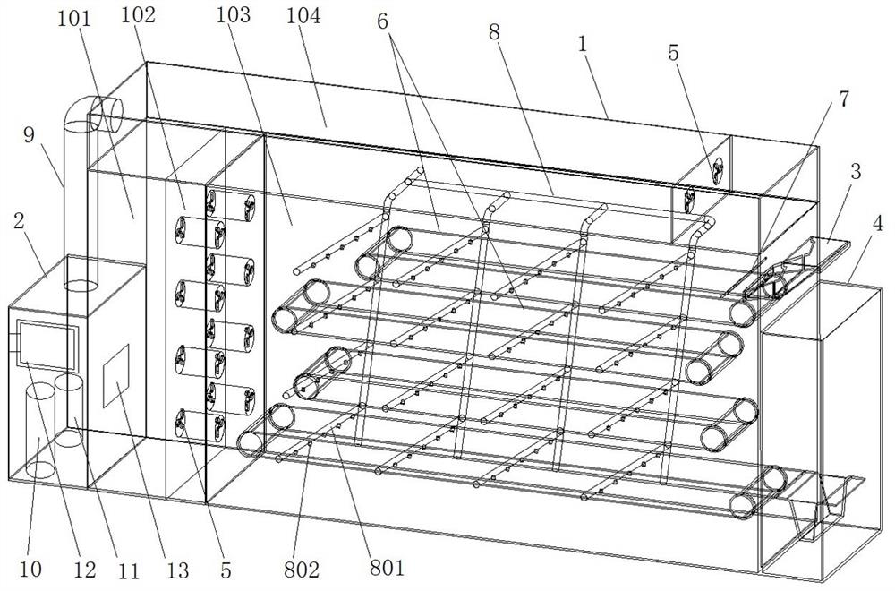 Rapid germination equipment and germination method for industrial production of antioxidant sesame oil