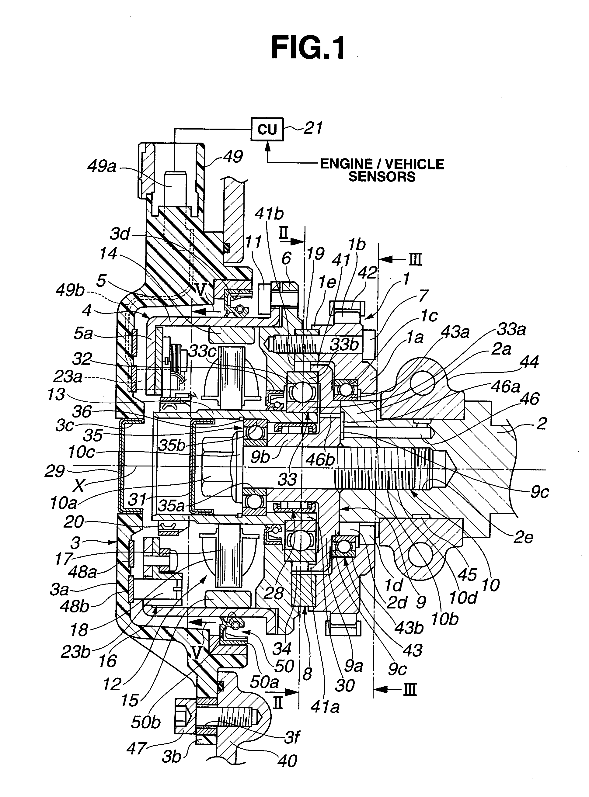 Variable valve actuation apparatus of internal combustion engine