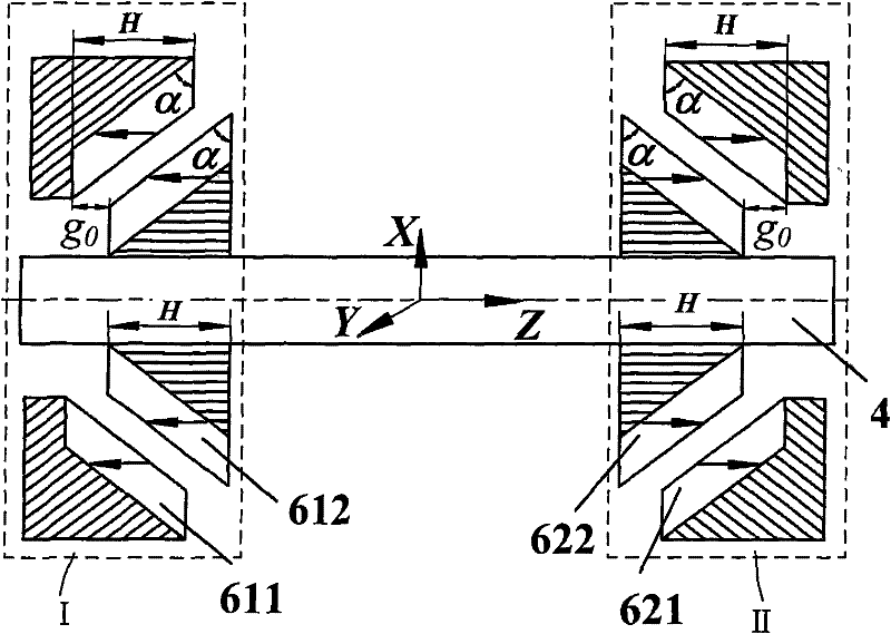 Horizontal shaft magnetic suspension wind driven generator