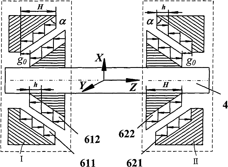 Horizontal shaft magnetic suspension wind driven generator