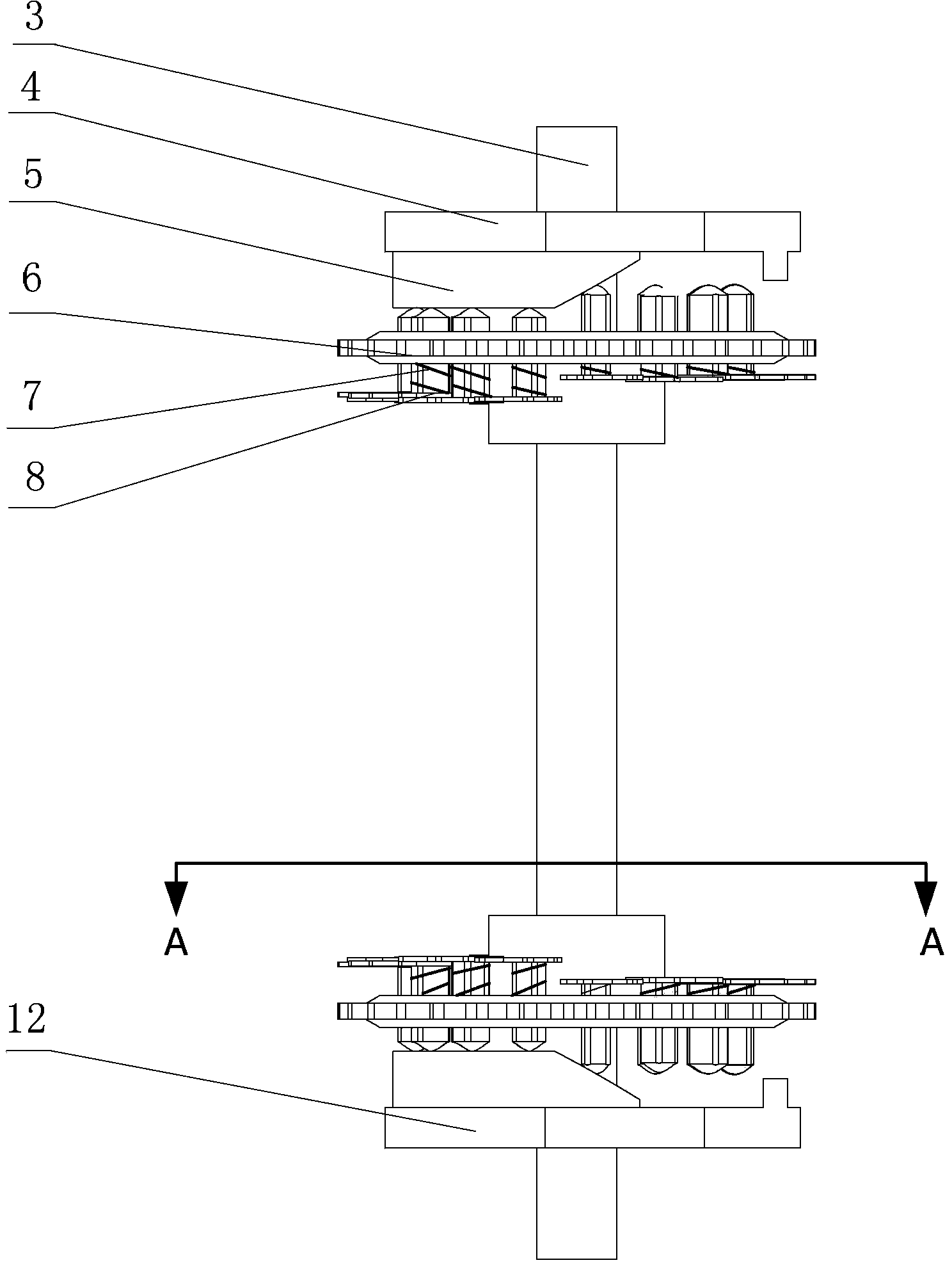 Flexible and automatic cam-extruded metal mesh belt pressing device