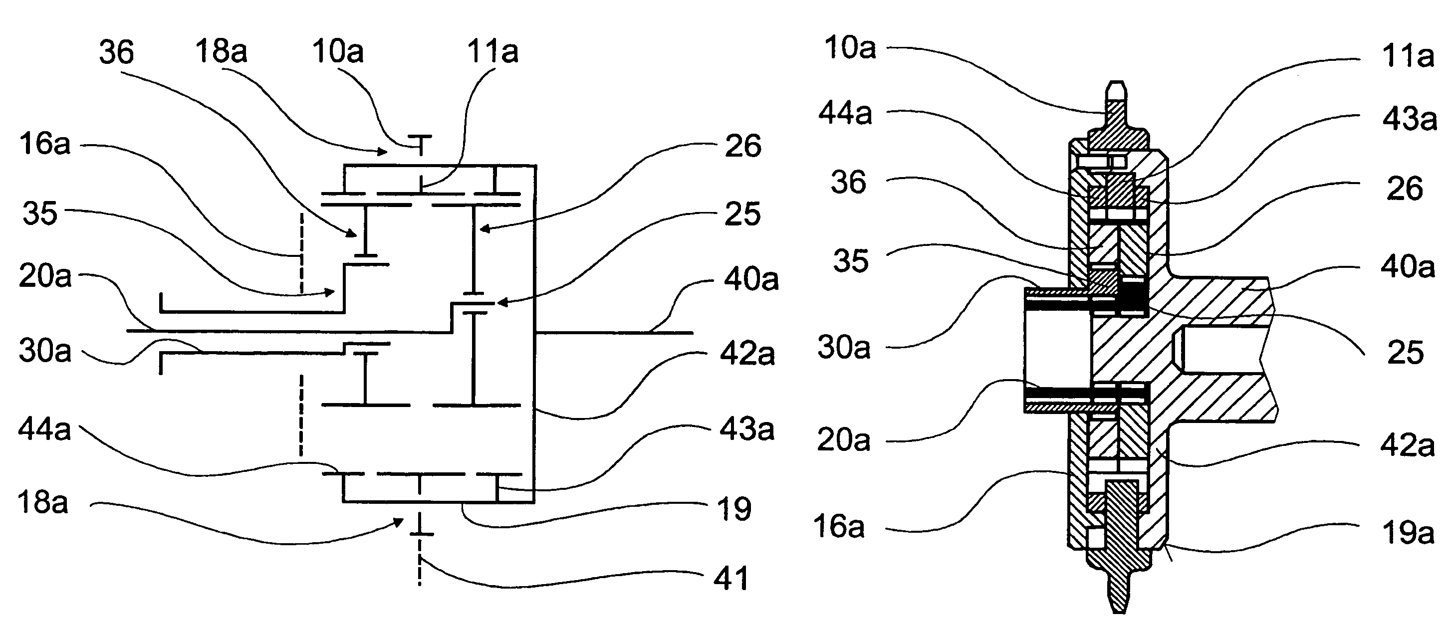 Angular camshaft position adjustment drive