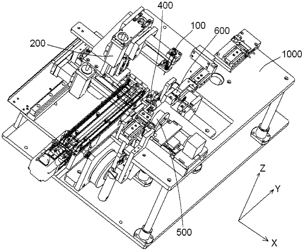 Automatic glue injection system and manufacturing method of porous ferrule assembly