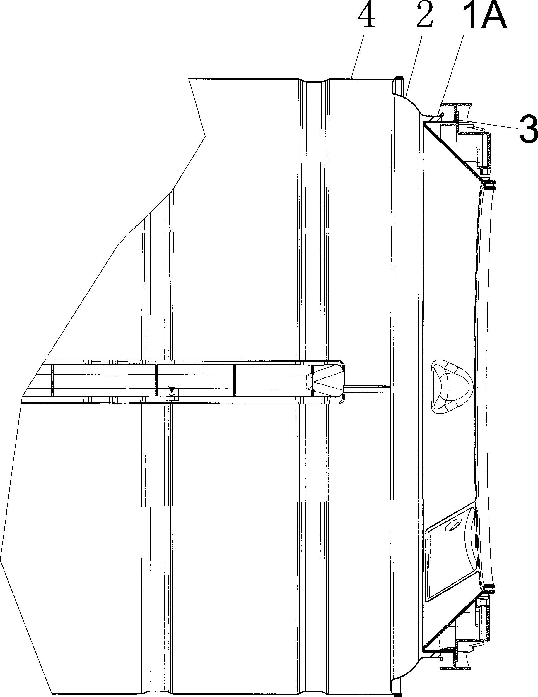 Seal device of clothes dryer roller end