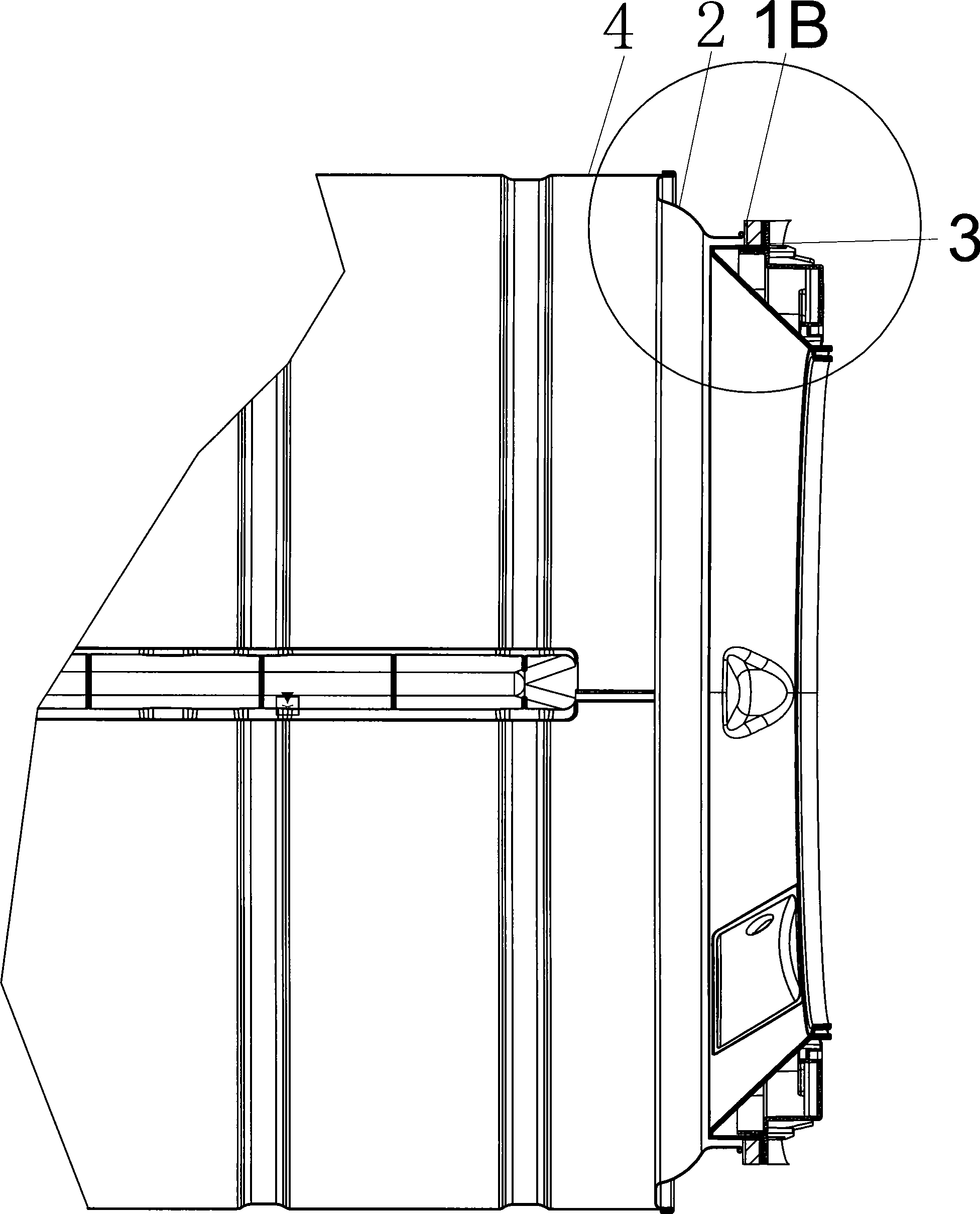 Seal device of clothes dryer roller end