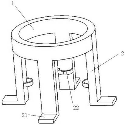 Functional near-infrared device for pushing aside hair in head cap hole