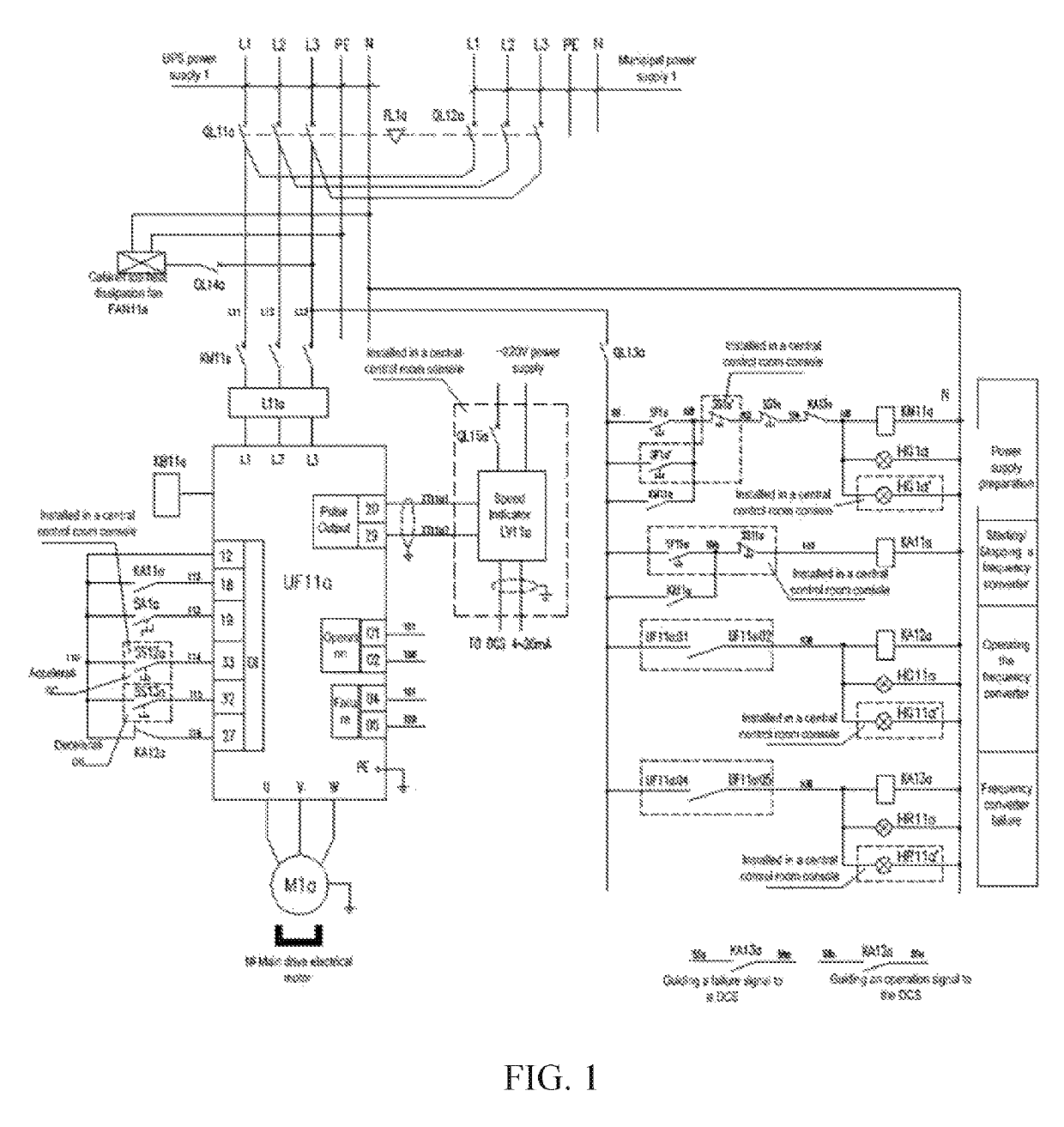 Main drive control method for glass factories