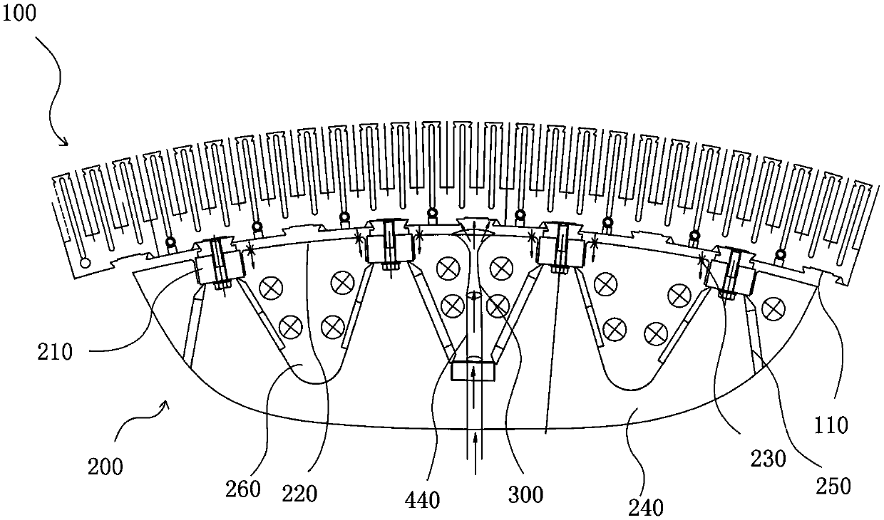 Stator assembly and motor having stator assembly