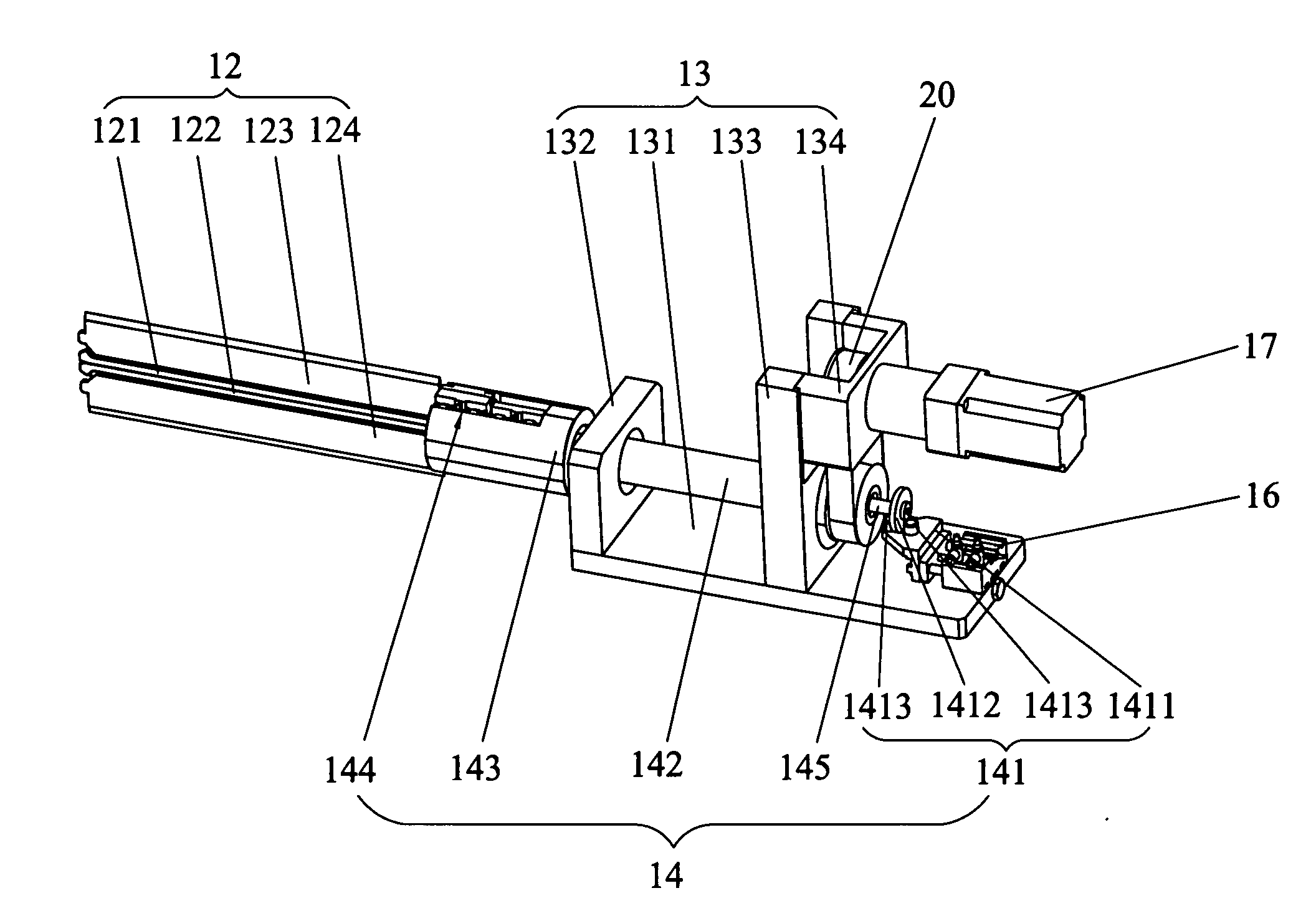 Automatic winding device for cell core