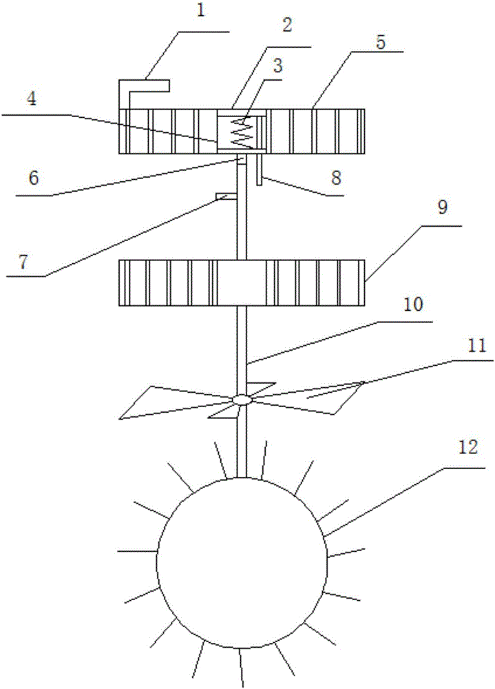 Submarine floor drain with automatic cleaning function