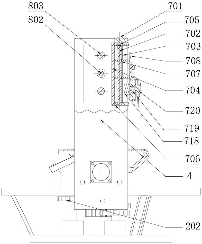 Annular rotary three-dimensional space carving machine