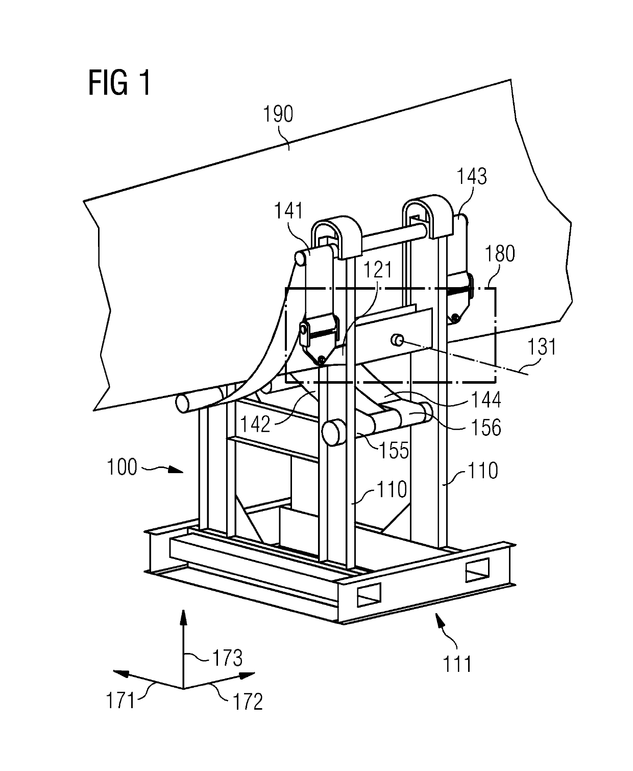 Support structure for a wind turbine blade