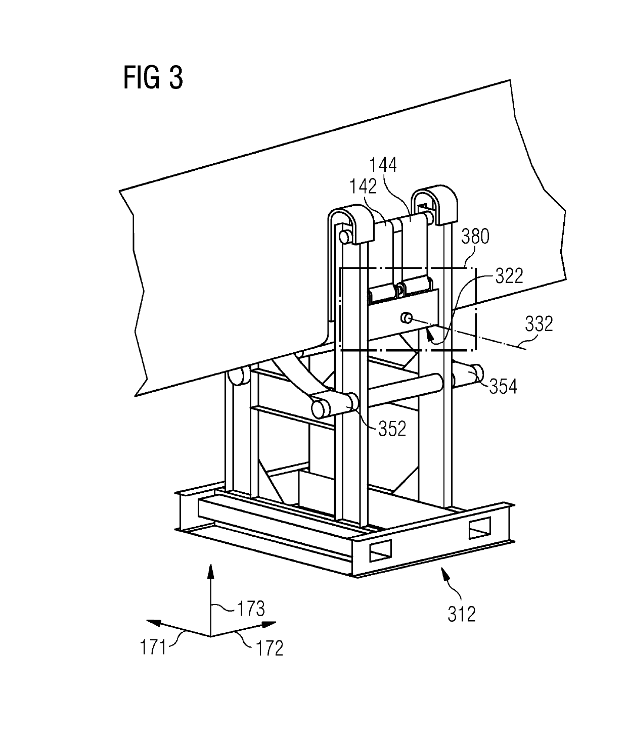 Support structure for a wind turbine blade