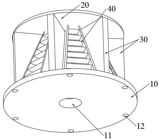 A gas sensor imitating scorpion comb tooth and its preparation method