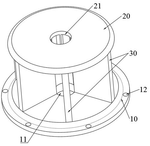 A gas sensor imitating scorpion comb tooth and its preparation method