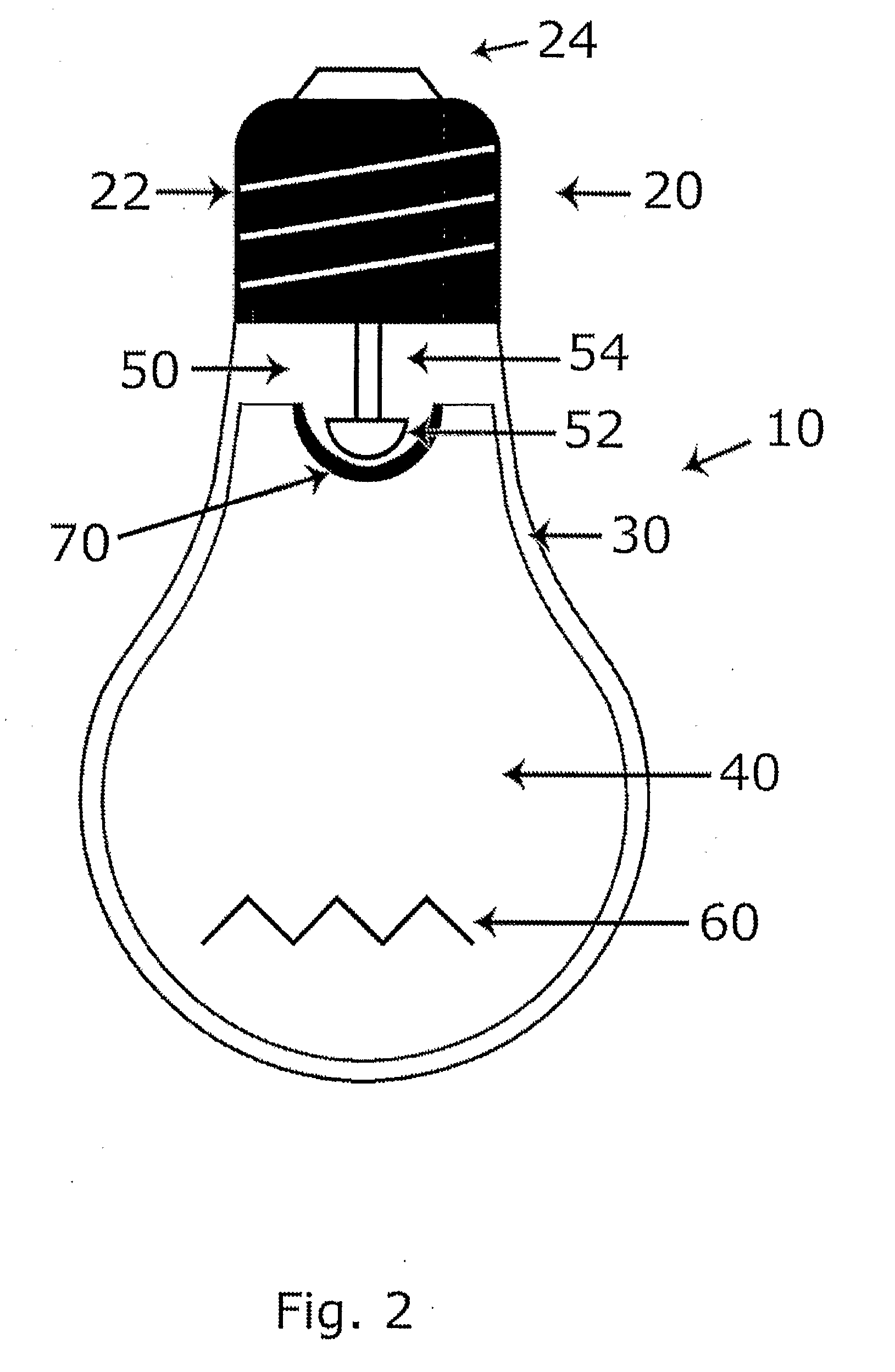 Plastic LED bulb