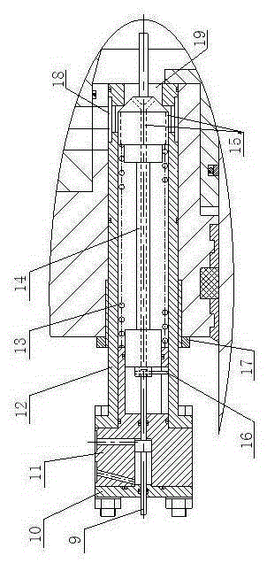 Integrated hydraulic cylinder with bidirectional stroke limit function