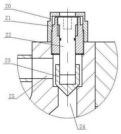 Integrated hydraulic cylinder with bidirectional stroke limit function