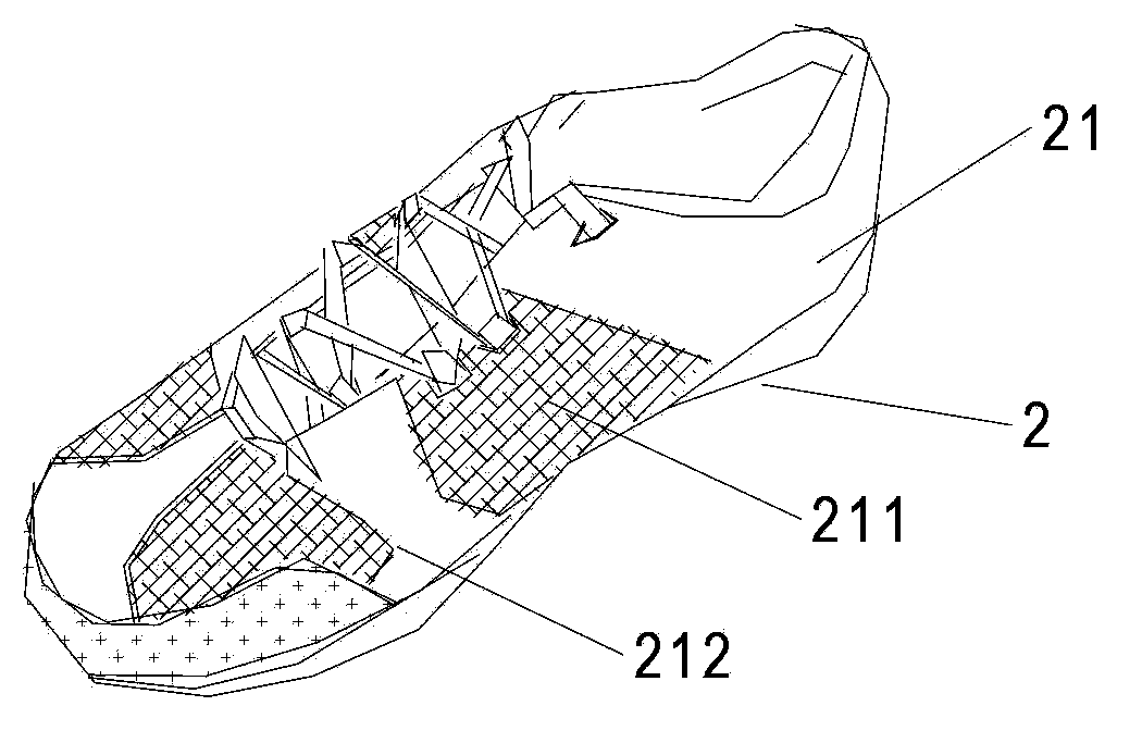 Manufacture method for stitches-free stereo fabric capable of being subjected to multicolor printing