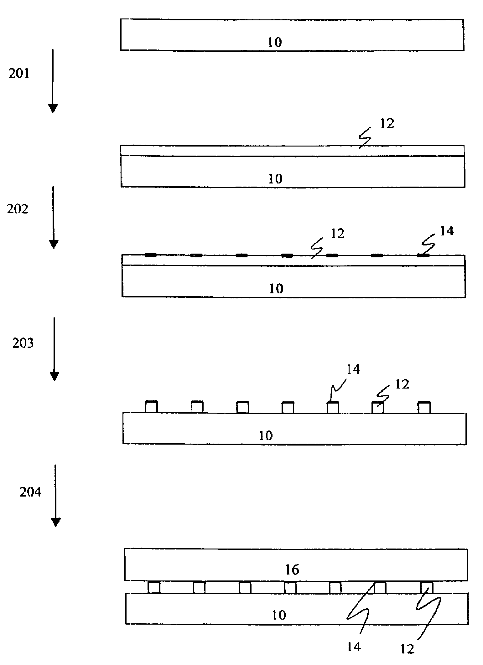 Thermal tunneling gap diode with integrated spacers and vacuum seal