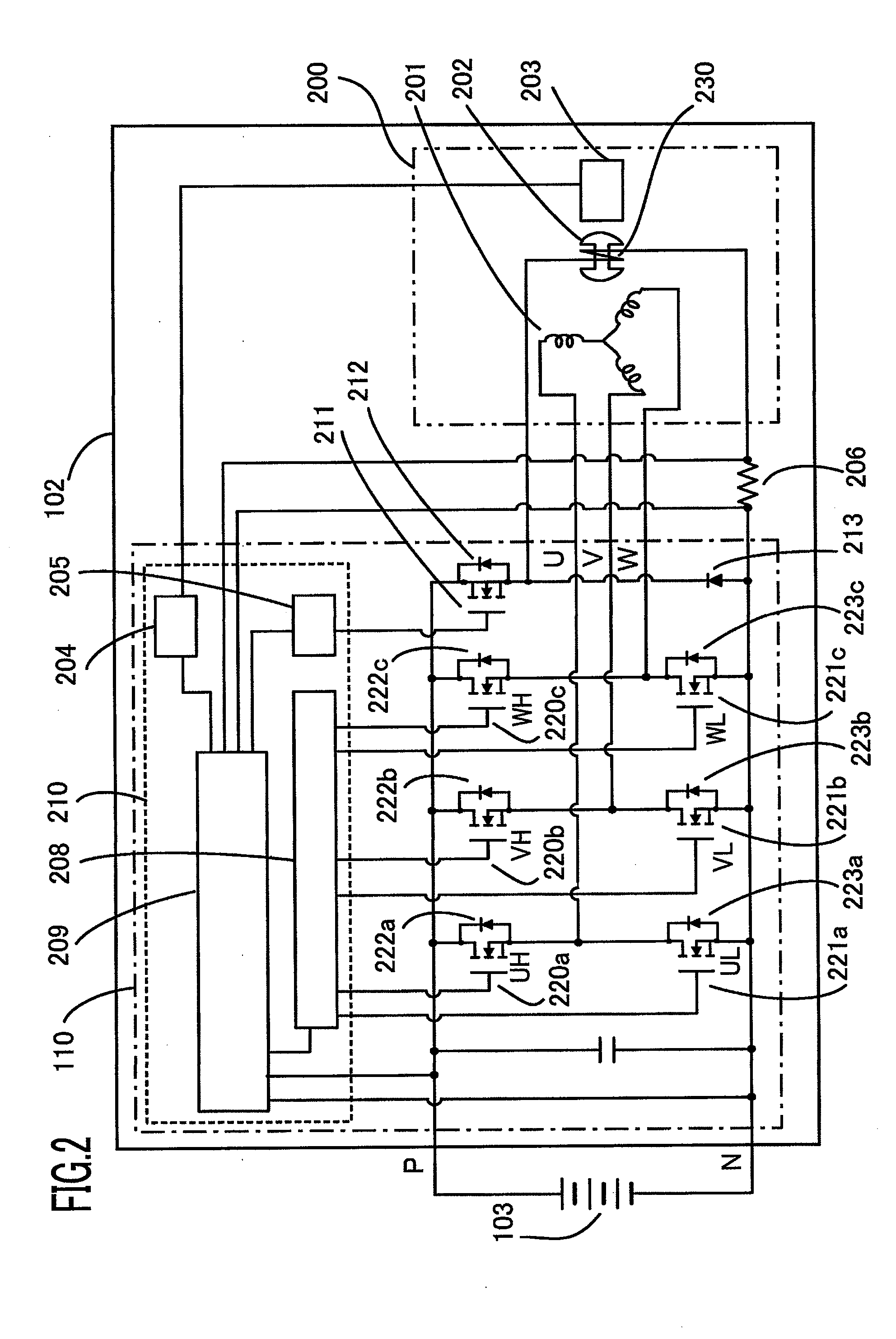 Vehicle motor control apparatus