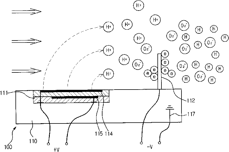 Device for improving action of head and device for preventing skin aging