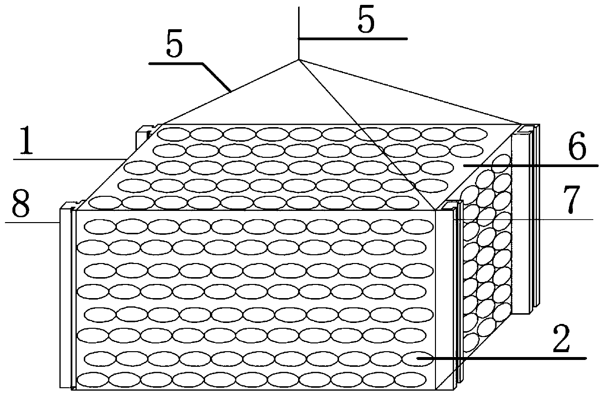 Combined packing box for water quality purification of prawn culture pond