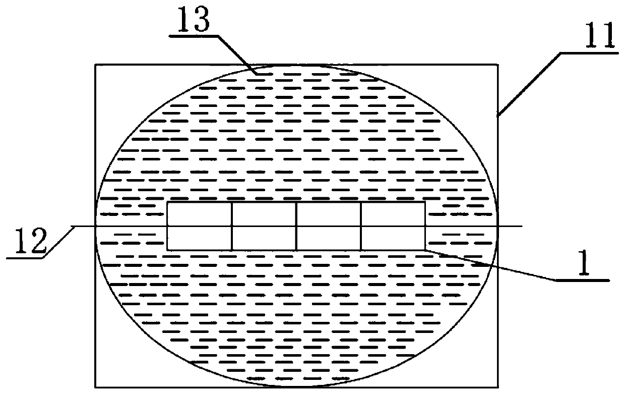 Combined packing box for water quality purification of prawn culture pond