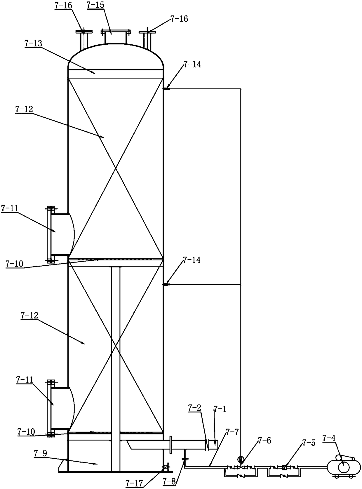 Desulfurizing system and method for biogas containing high-concentration hydrogen sulfide