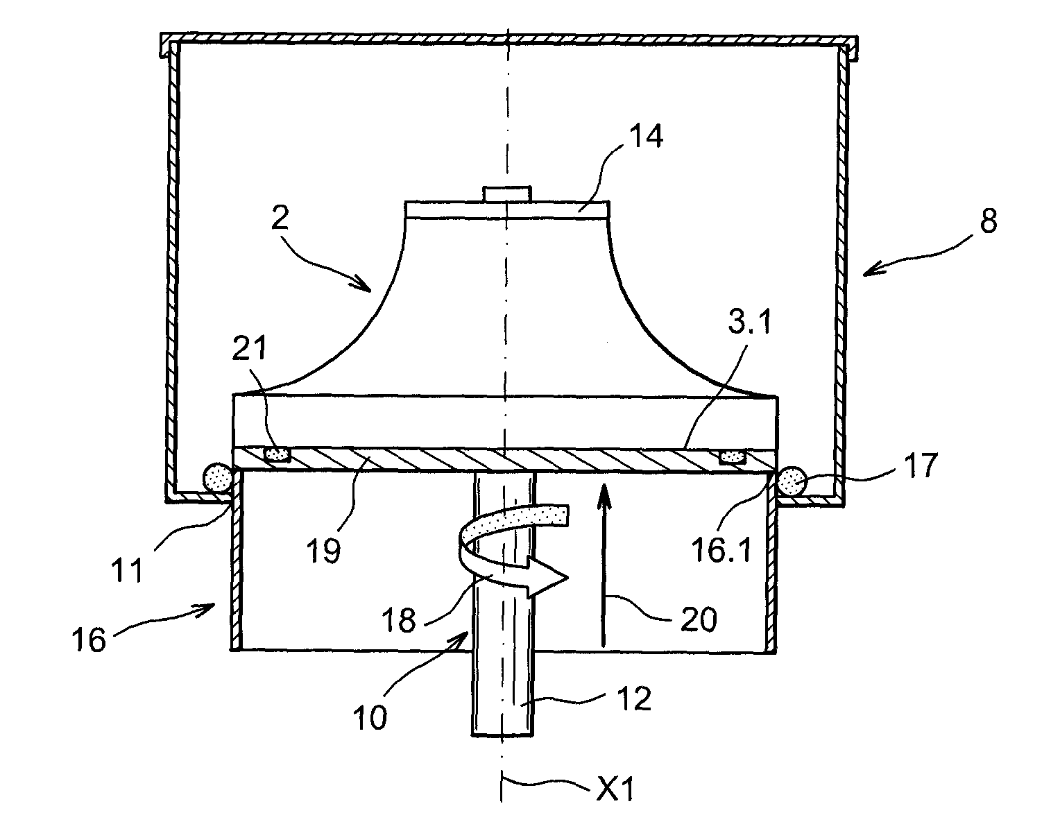 Method of polishing bladed disks for a turbomachine and polishing device