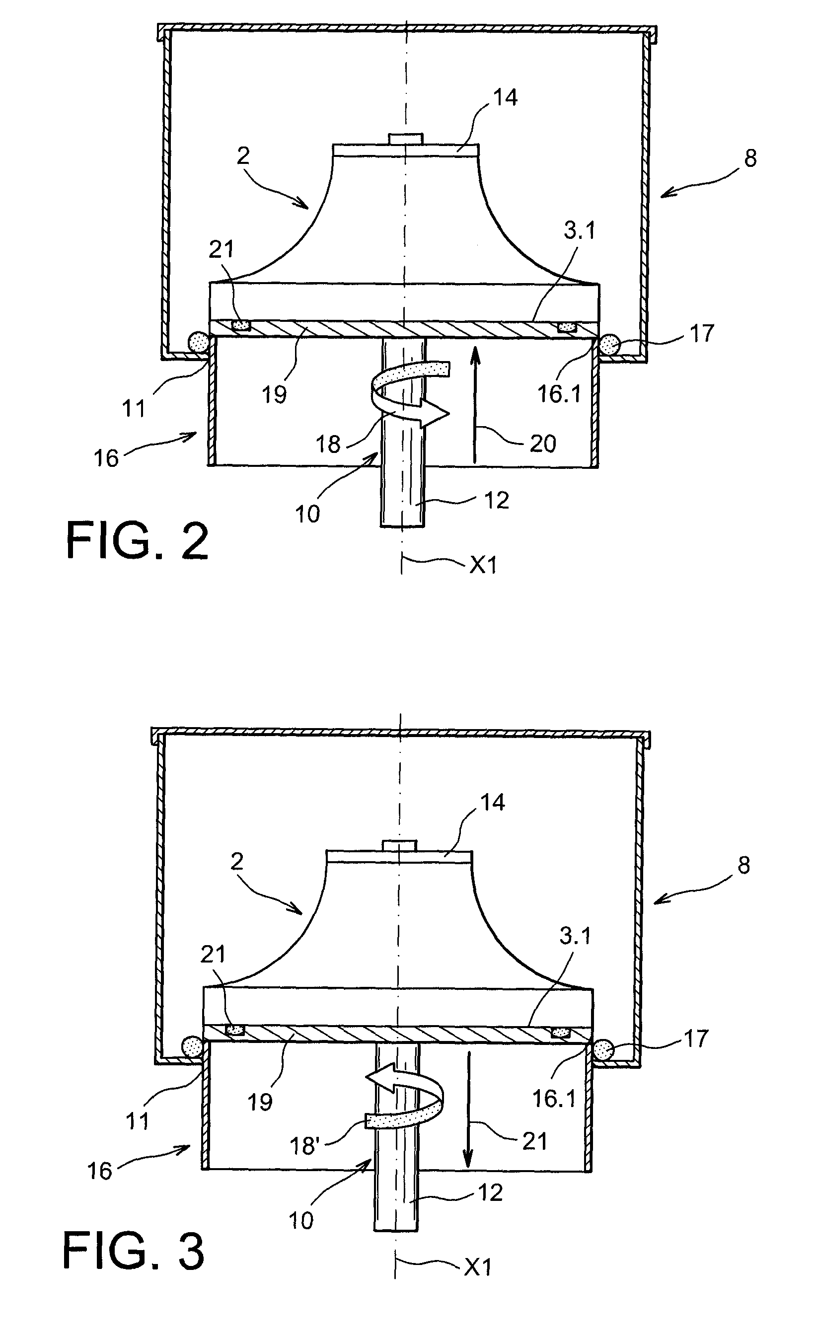 Method of polishing bladed disks for a turbomachine and polishing device