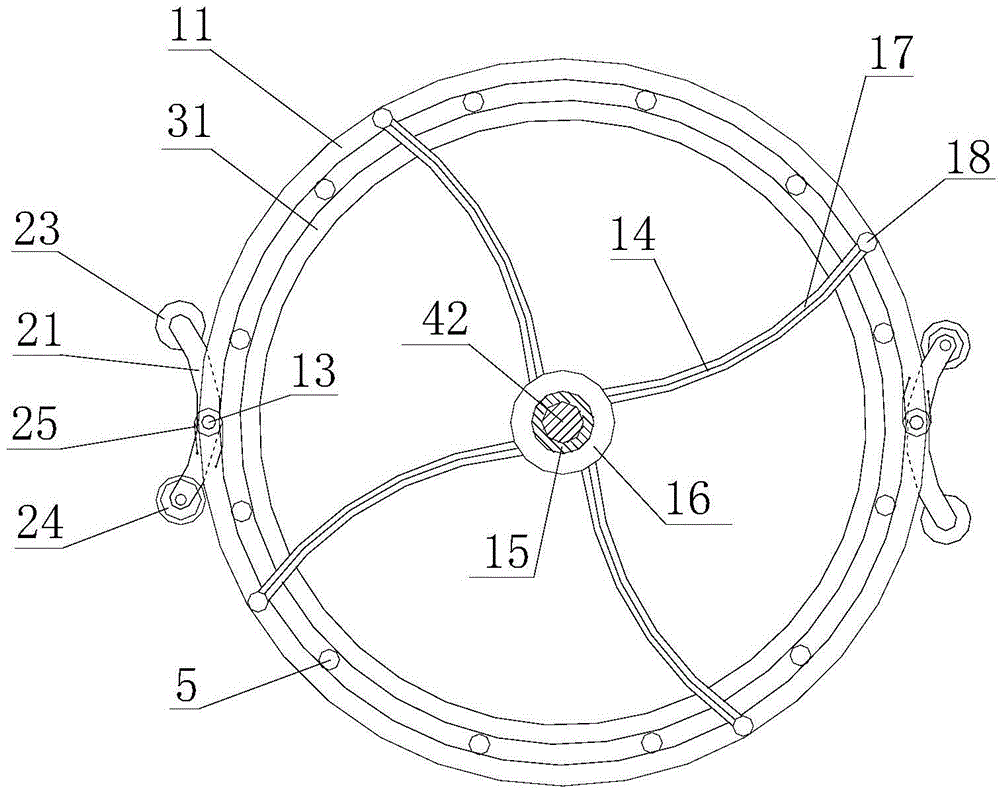 Wind-power pest clearing device for pest killing lamp