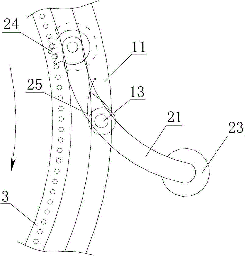 Wind-power pest clearing device for pest killing lamp