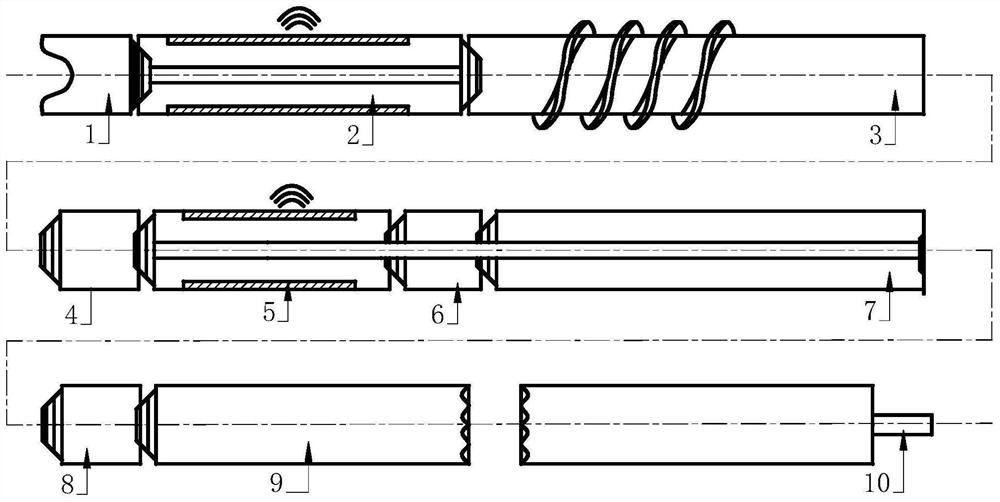 Near-bit multi-parameter underground while-drilling measurement and control system