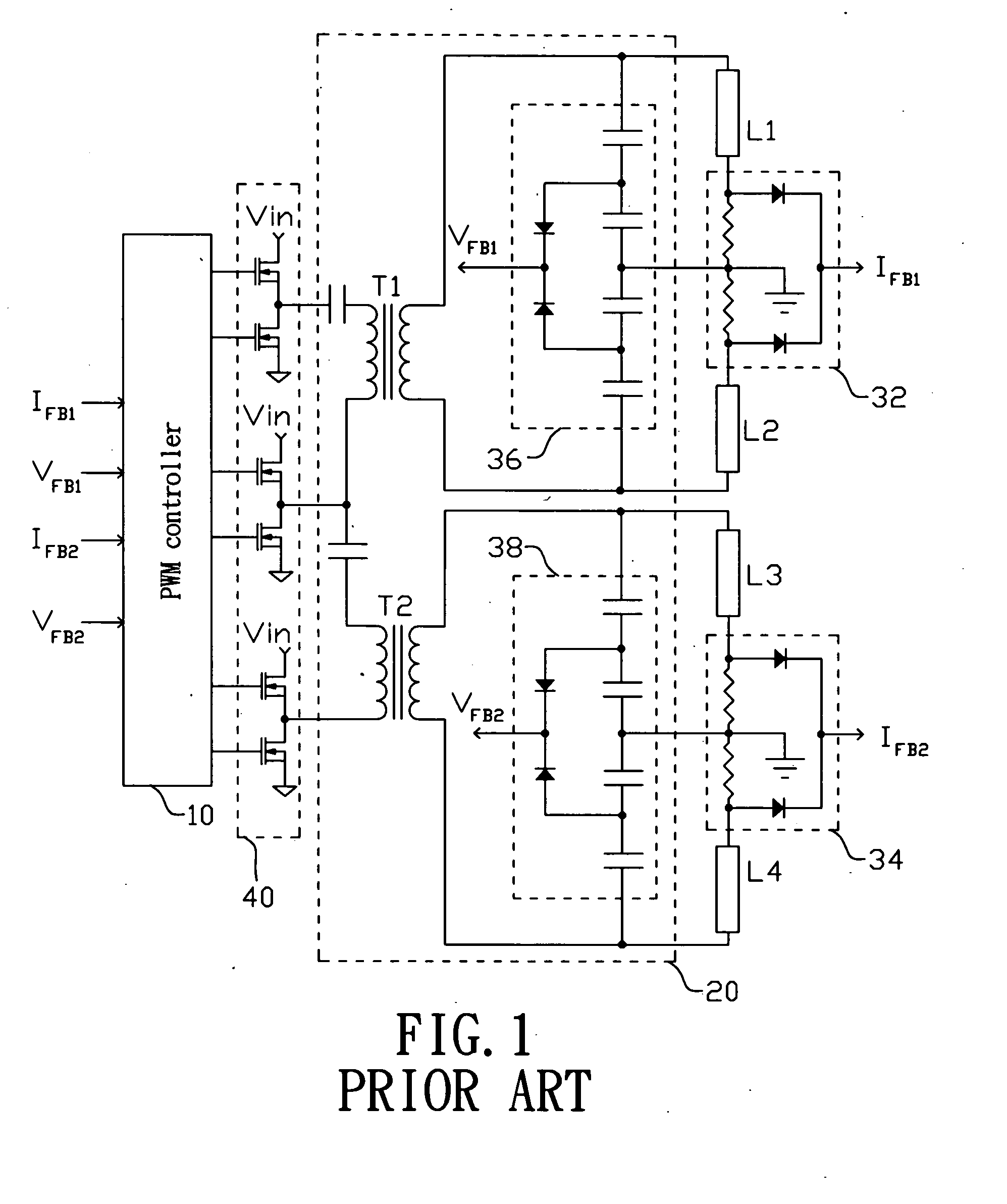 Fluorescent lamp driver circuit