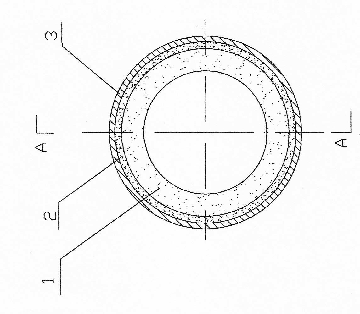 Radiation-proof, high-temperature-resistant and heat-insulating composite sleeve and preparation method thereof