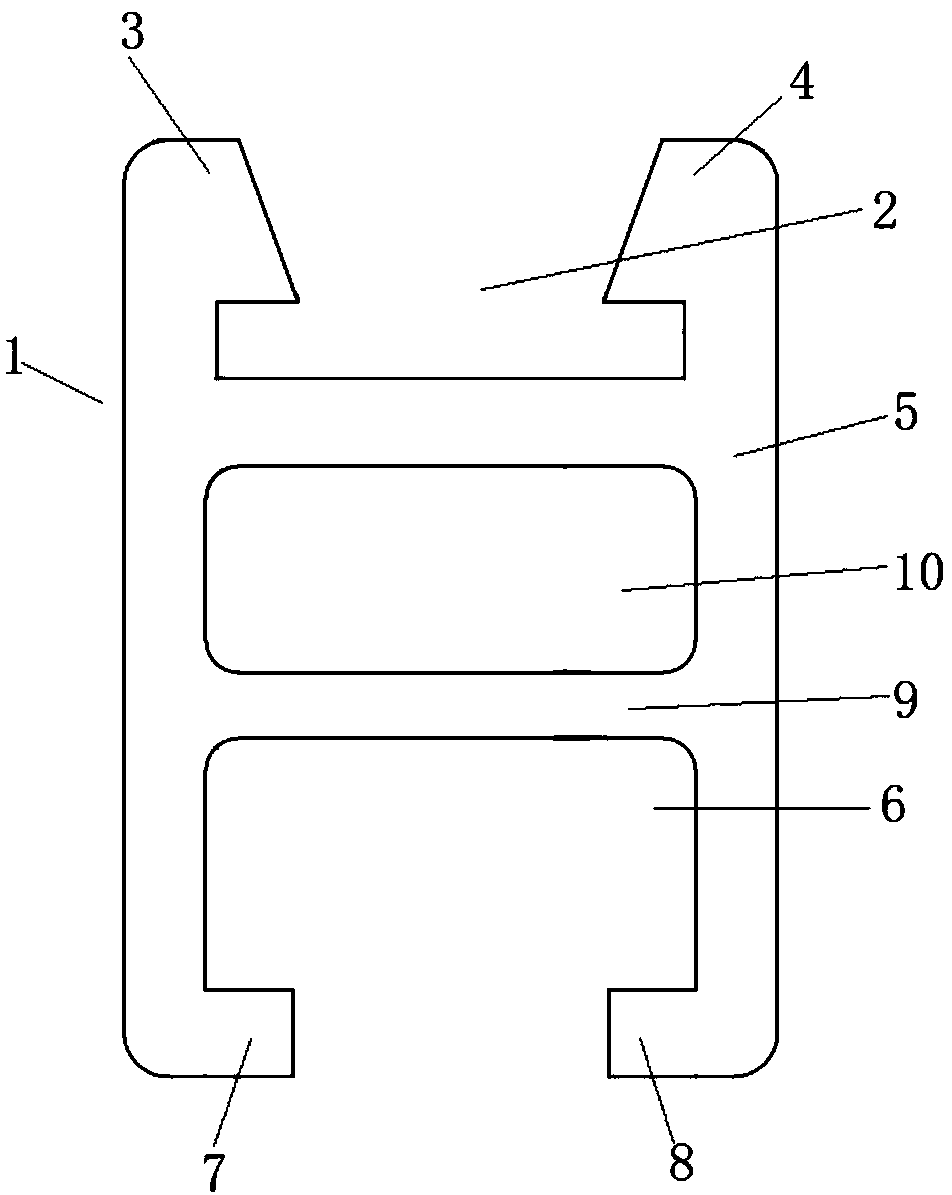 Aluminum bracket for lifting roller table conveyor