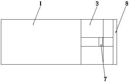 Special-shaped block for fixing all-fiber trolley furnace wires