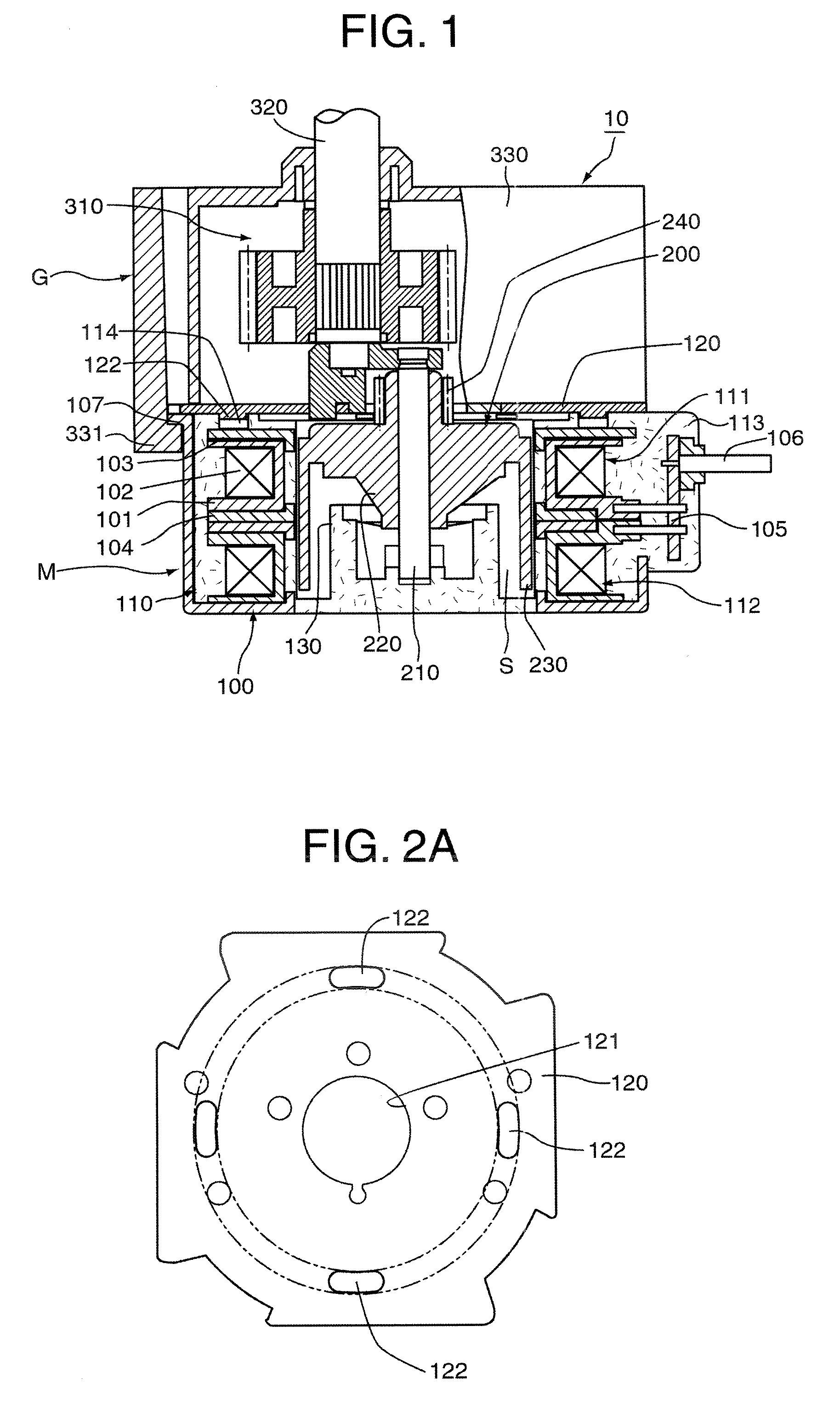 Positioning structure between parts of different materials, and assembly structure of motor