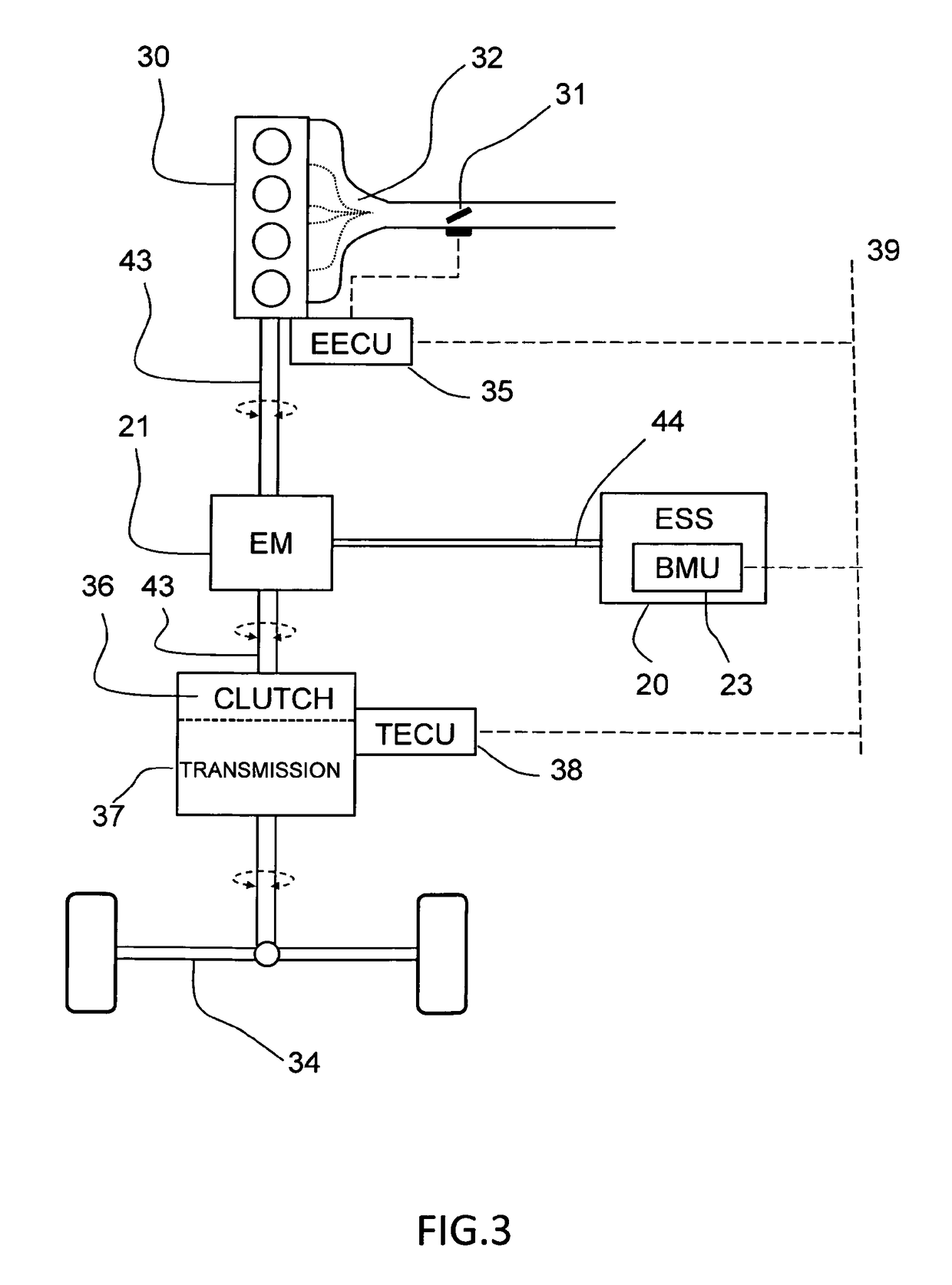 Method for balancing the voltage of battery cells