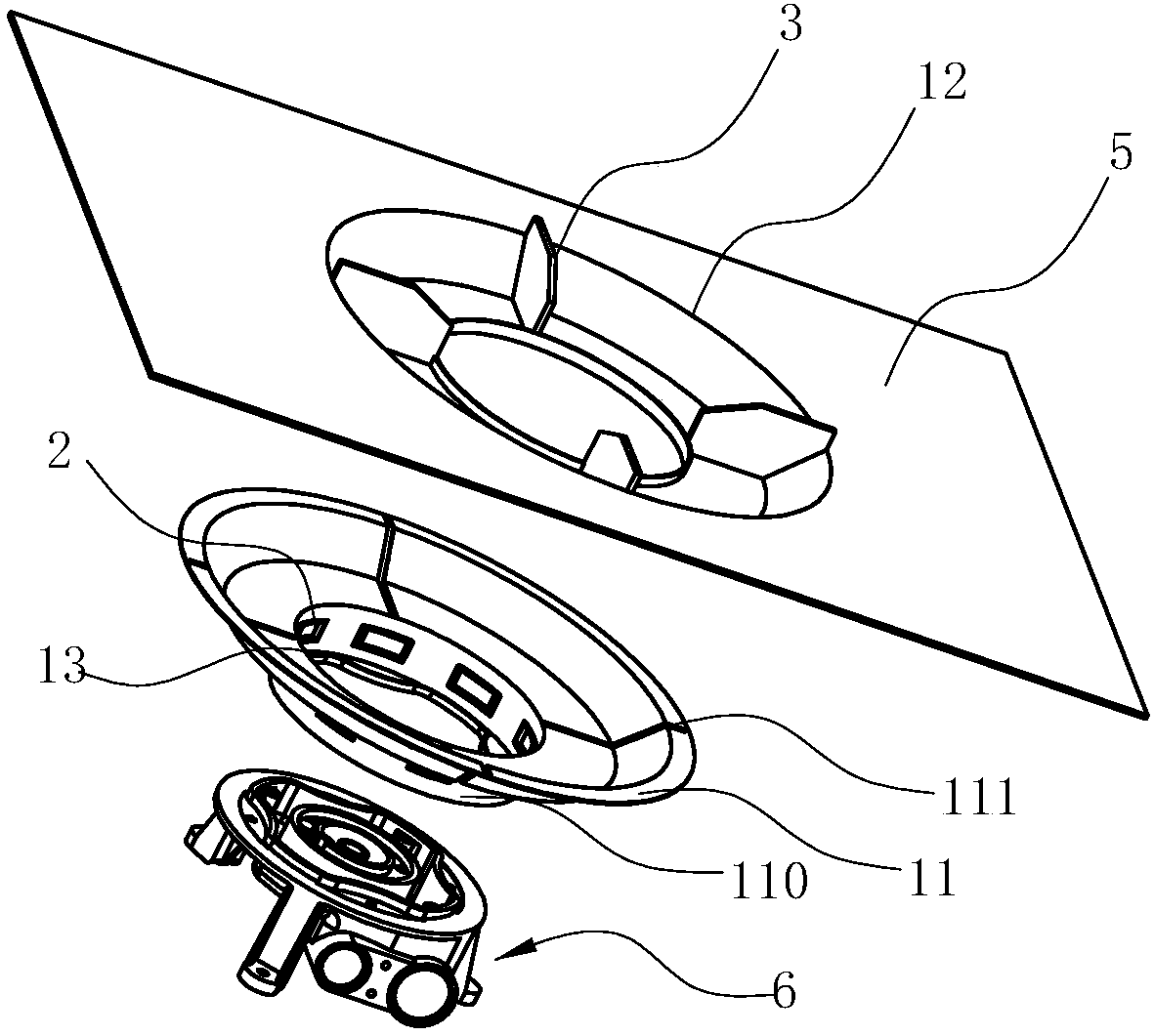 Heat shield for stove and stove using heat shield for stove