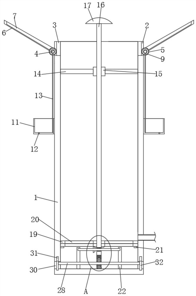 A landscape rainwater storage device that can be used for garden irrigation