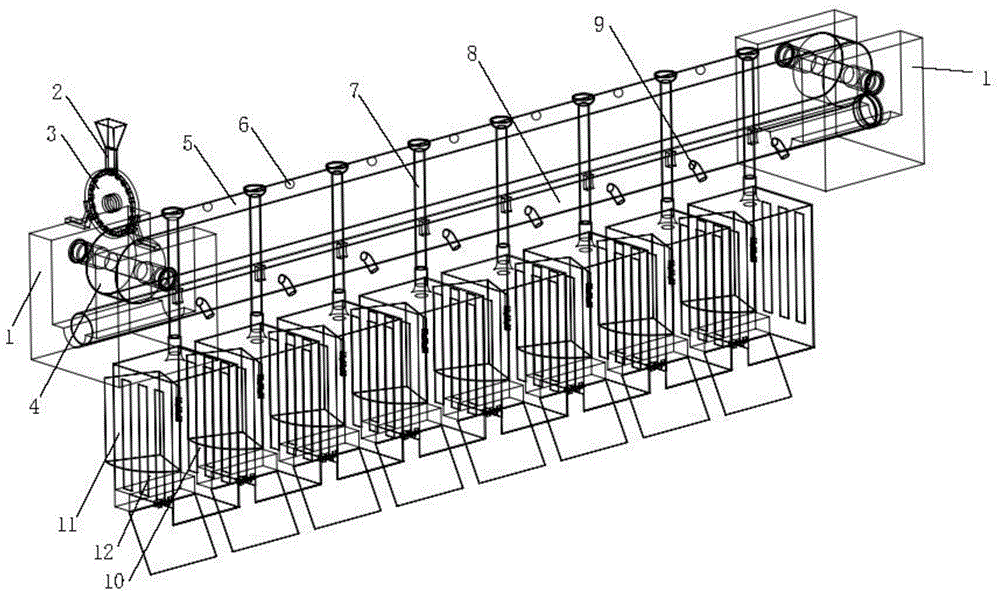 Seeding, irrigation and picking all-in-one walkable agricultural greenhouse robot