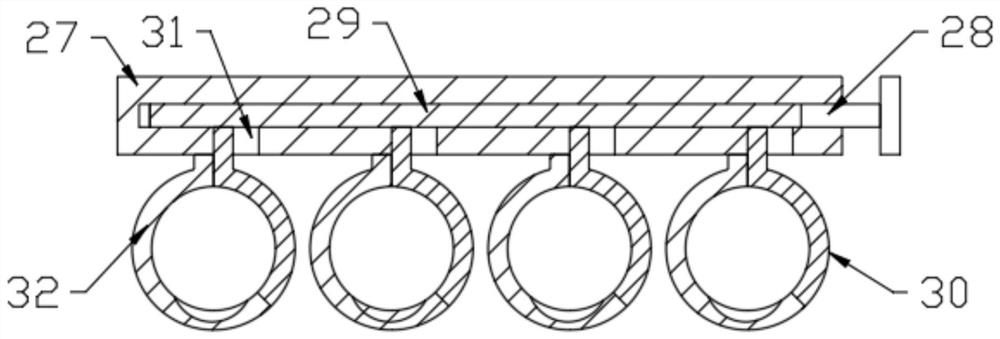 Cleaning device for hardware tool machining