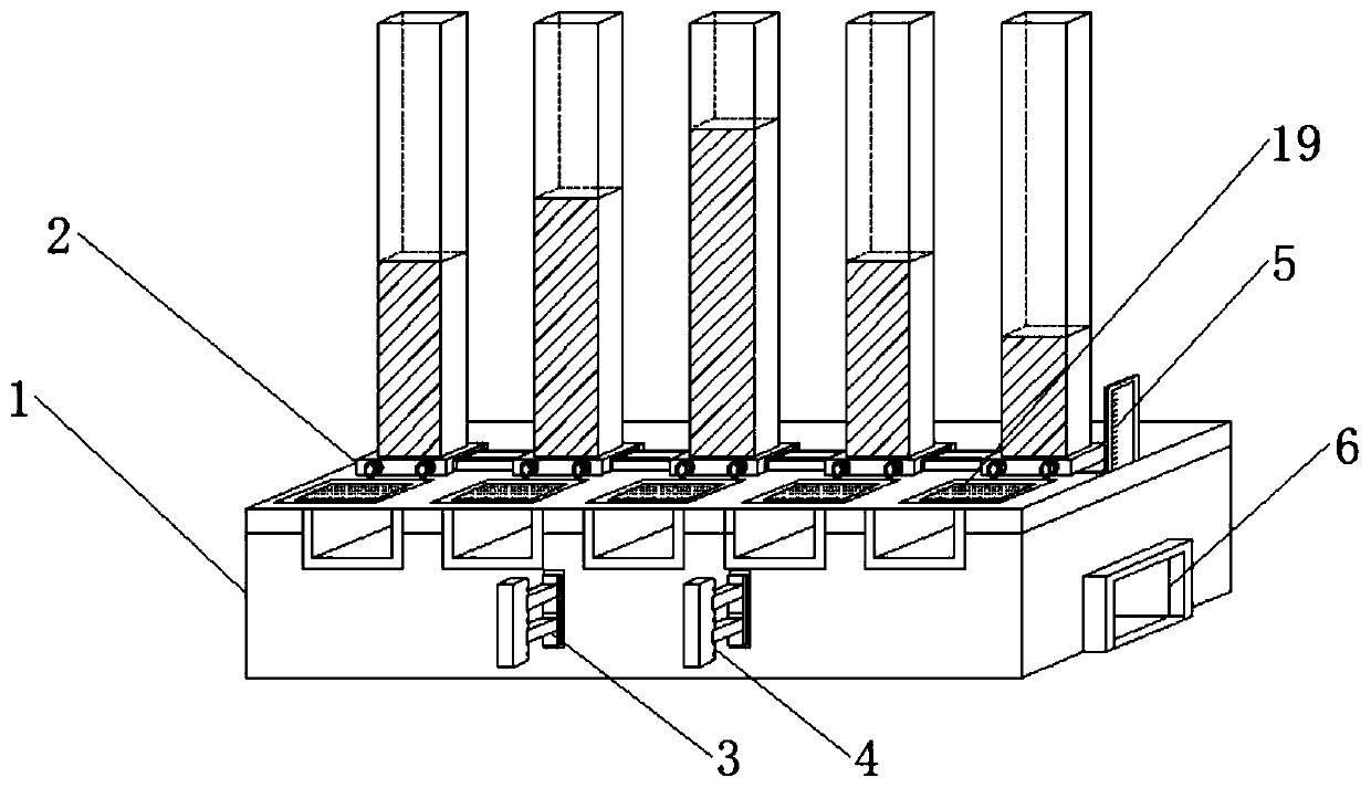 Strip-shaped statistical device used for big-data software analysis and convenient to carry